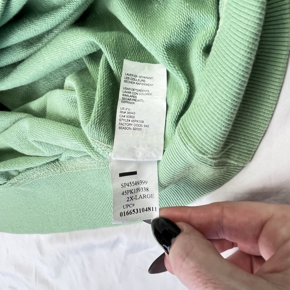 IZOD‎ Saltwater Pullover Relaxed Classic Terry Crew Neck Pullover Men's Size 2XL - Picture 8 of 13